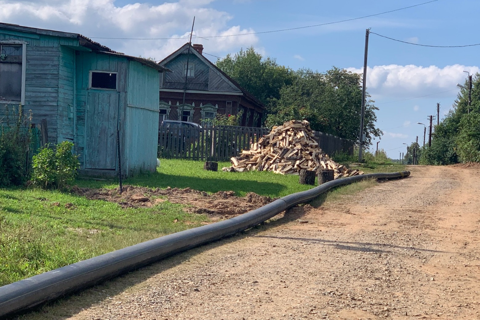 Голубое топливо приходит в села Кинешемского района.